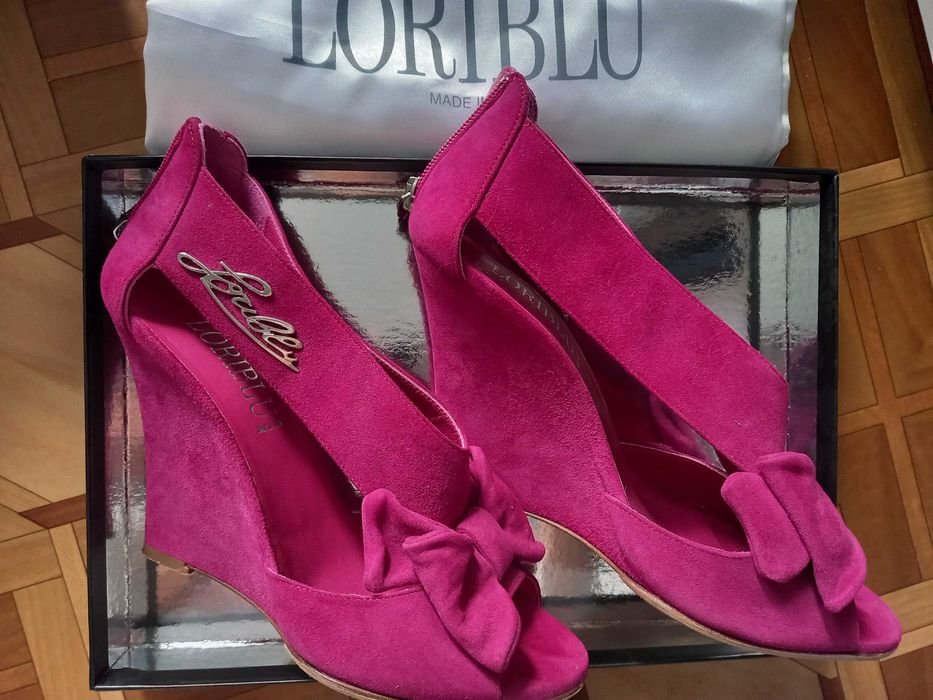 Женские Loriblu Босоножки Фуксия Замша 39