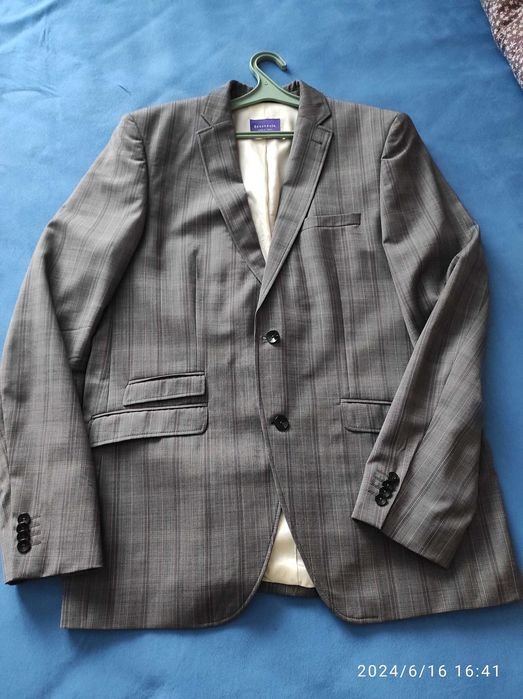 Мужской Benvenuto Purple Label Костюм Серый 42