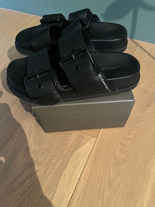 Женские Allsaints Шльопанці Чёрные 38