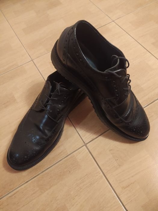 Мужские Carlo Pazolini Туфли Чёрные Кожа 42