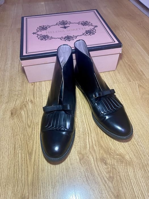 Donna Helena Soretti Scarpe Nere Pelle 40