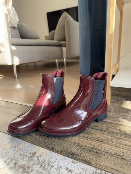 Women Tommy Hilfiger Boots Burgundy 38