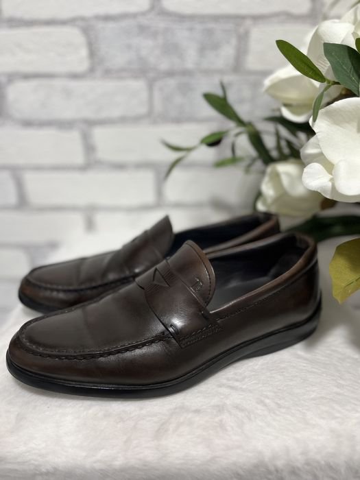 Herren TOD'S Slipper Braun Leder 40