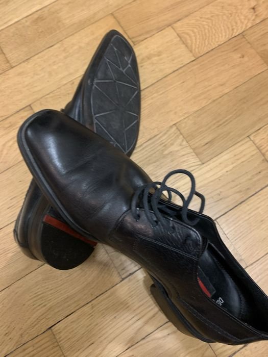 Herren LLOYD Absätze Schwarz Leder 44