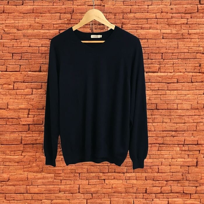 Мужской Suitsupply Джемпер Чёрный Шерсть 42