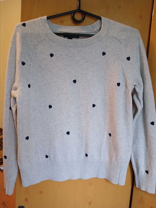 Мужской Banana Republic Свитер Серый Вовна 38