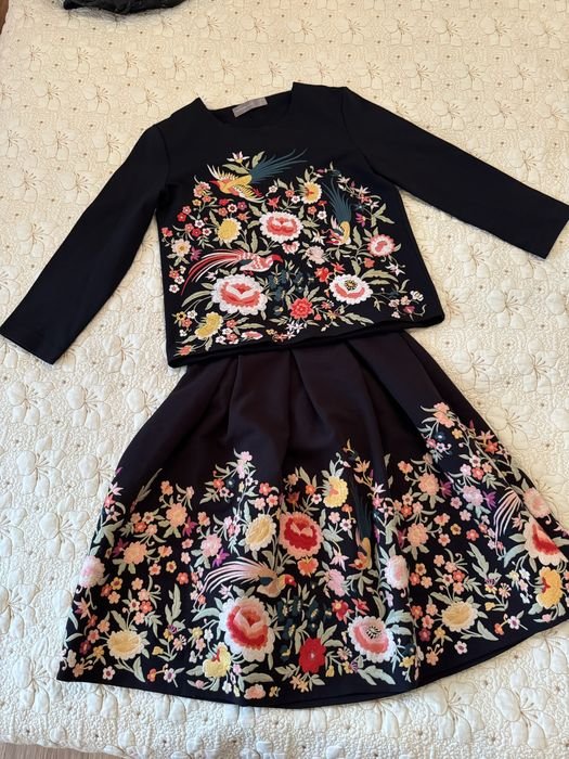 Женский Hallhuber Костюм Чёрный 34