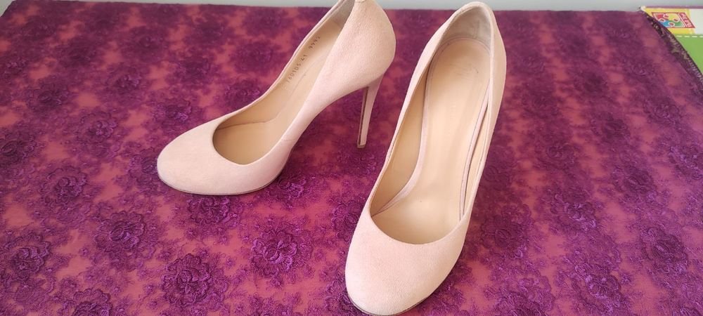 Женские Giuseppe Zanotti Туфли Розовые Замша 41