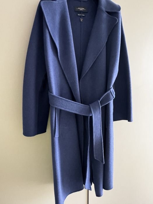 Women Max Mara Weekend Coat Navy Wool 38