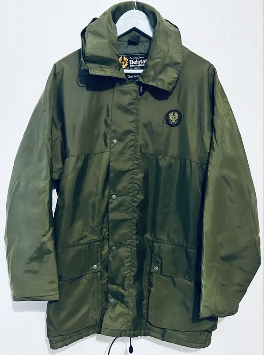 Homme Belstaff Parka Violet Vert M(48)