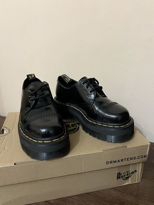 Femme Dr.Martens Talons Noir Cuir 36