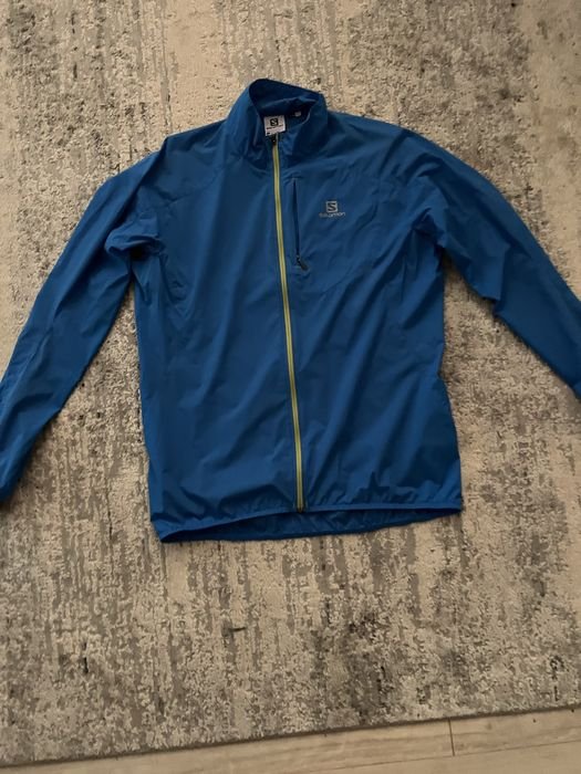 Мужской Salomon Ветровка Чёрный Полиэстер 40