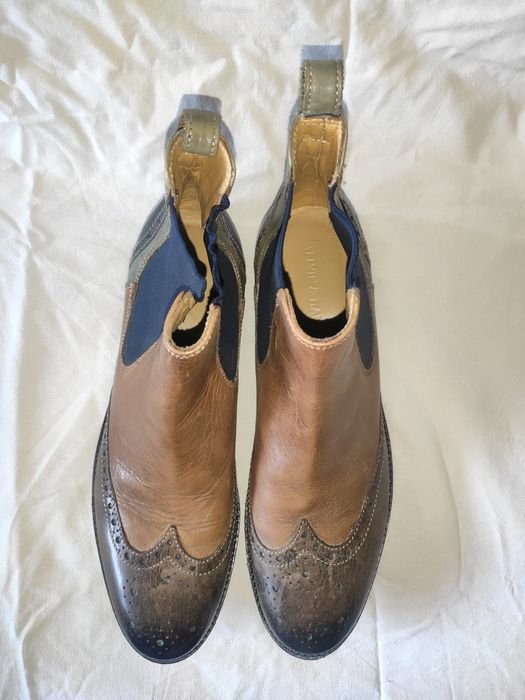 Uomo Melvin Hamilton Stivali Marrone Pelle 40