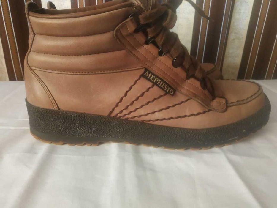 Мужские MEPHISTO Черевики Коричневый Натуральная