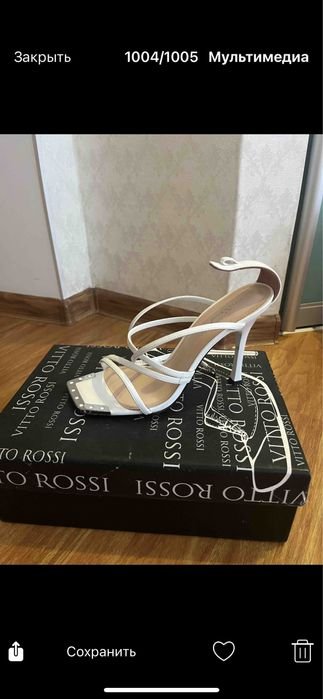 Женские Vitto Rossi Босоножки Белые 39