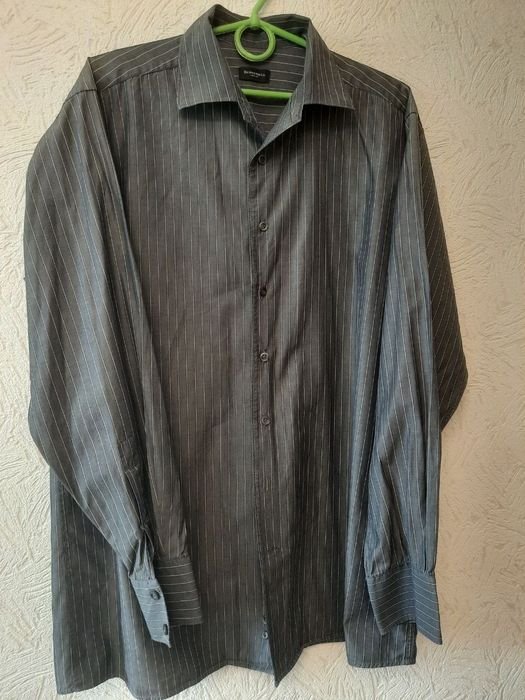 Мужской Benvenuto Рубашка Серая 40