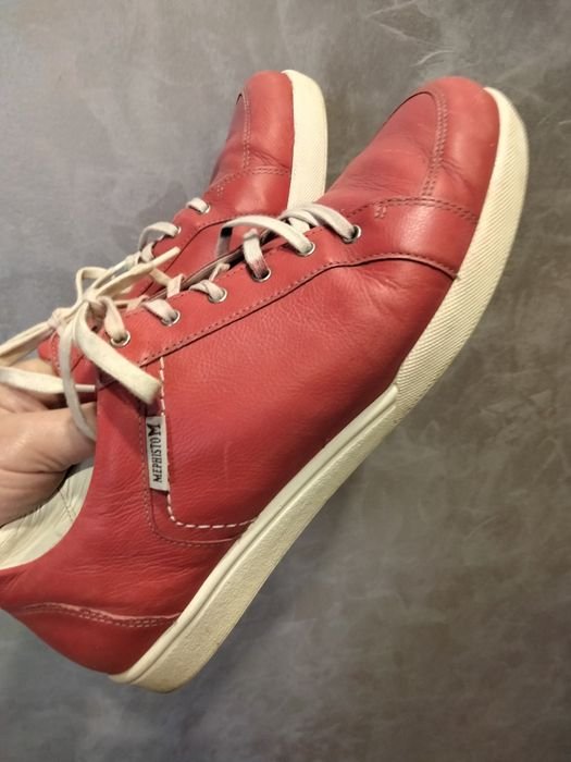 Мужской Mephisto Мокасины Красные Кожа 40.5