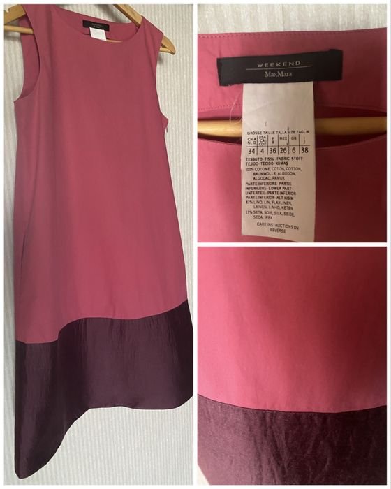 Женская Max Mara Weekend Платье Изумрудный Хлопок