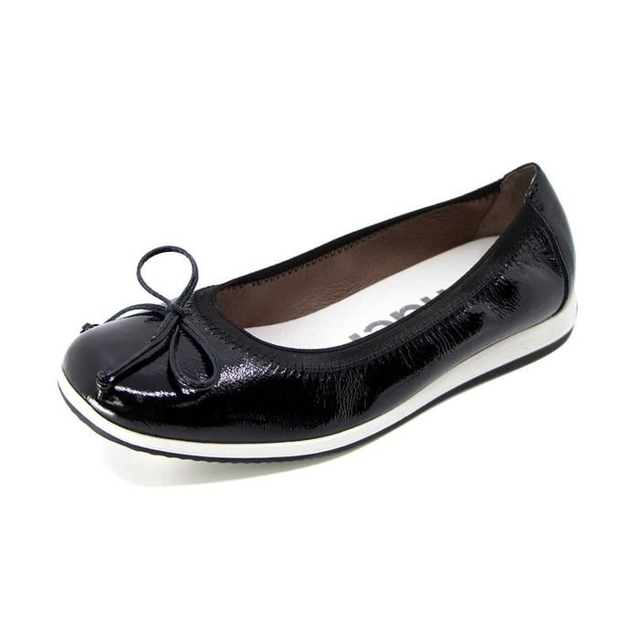 Женские Wonders Туфли Чёрные Кожа 42