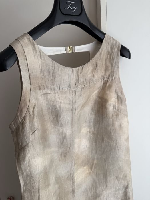 Женский Sinequanone Платье Коричневый Лен 36