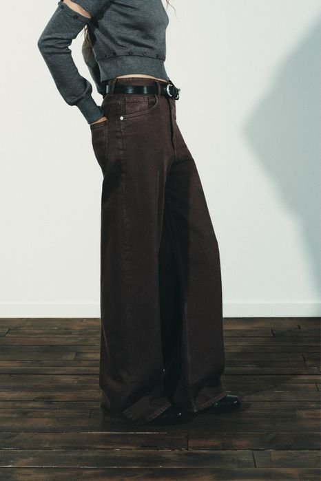 Женские Reiss Штаны Золотые 38