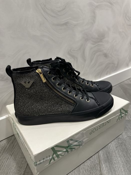 Женские Emporio Armani Черевики Чёрный 39