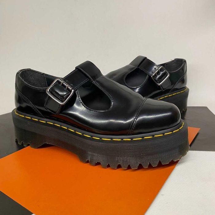 Donna Dr. Martens Tacchi Neri Pelle 39.5