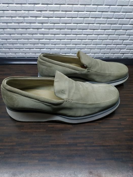 Men Gianfranco Ferre Loafers Beige Suede 43
