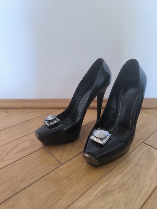 Женские Nando Muzi Туфли Чёрные Кожа 37.5