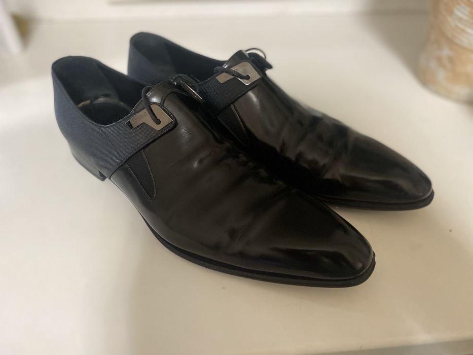 Мужской Loriblu Туфли Чёрный Кожа 45