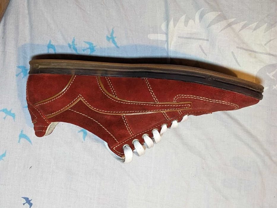 Мужские Floris van Bommel Ботинки Красные Замша 43