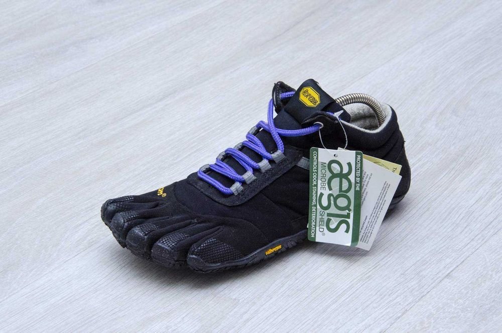 Herren Vibram Fivefingers Stiefel Schwarz Textil