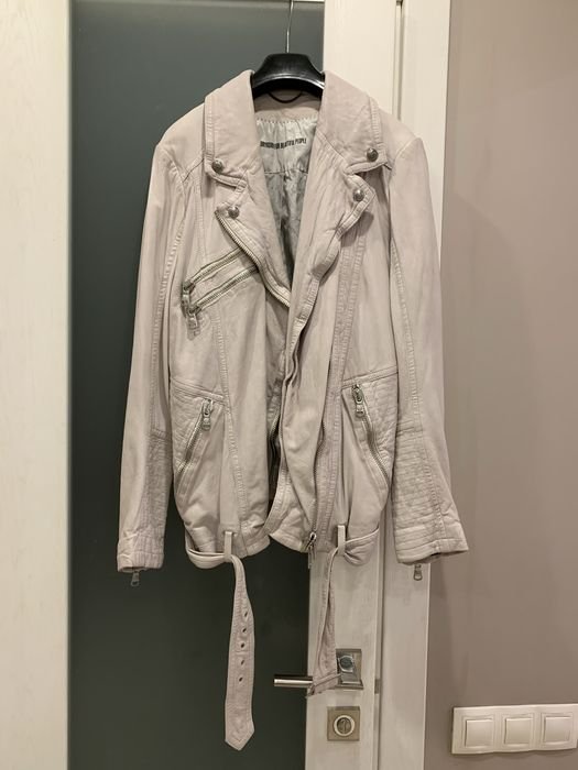 Damen DRYKORN Lederjacke Beige 40