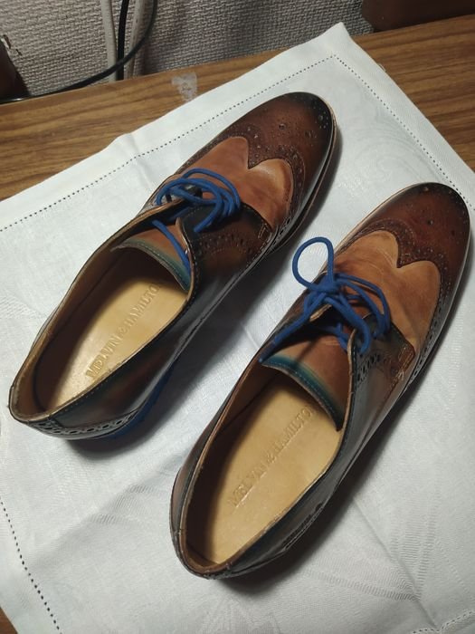 Uomo Melvin & Hamilton Tacchi Marrone Pelle 40