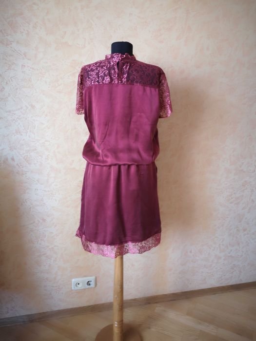 Женский Gestuz Платье Красный Шелк 38