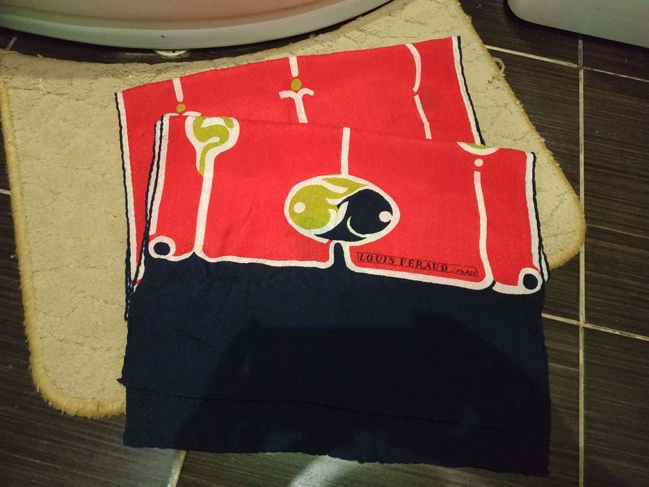 Unisex Louis Feraud Schal Vintage Seide