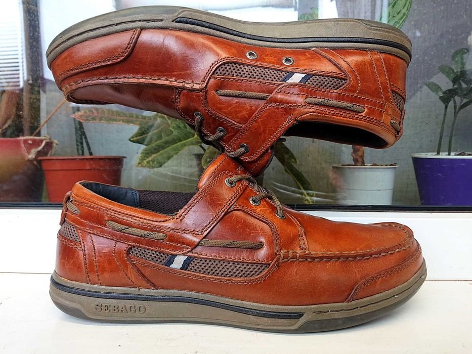 Uomo Sebago Mocassini Marrone Pelle 44