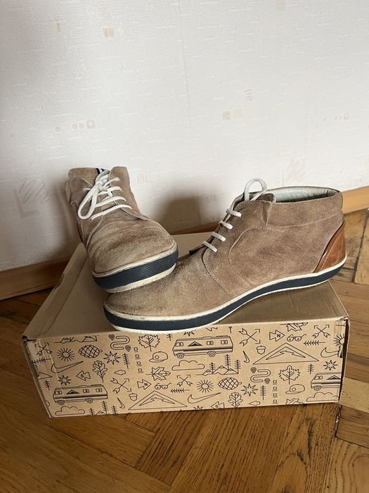 Мужские Floris van Bommel Чоботи Коричневий Замша