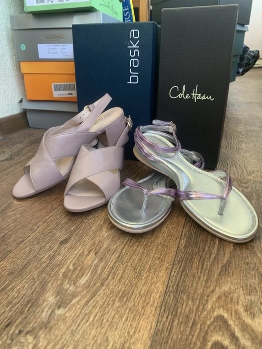 Damen High Heels Mehrfarbig Leder 41