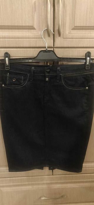 Women G-Star RAW Skirt Dark Blue Denim 38