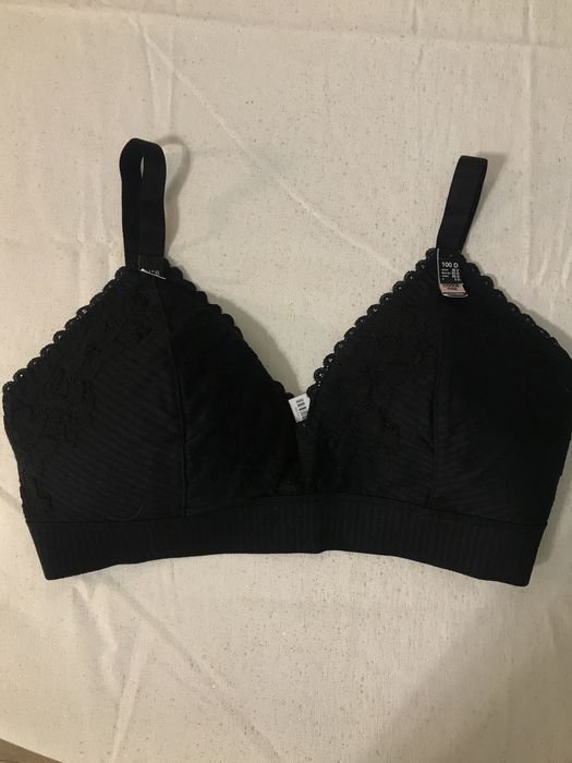 Damen ETAM BH Schwarz 100D