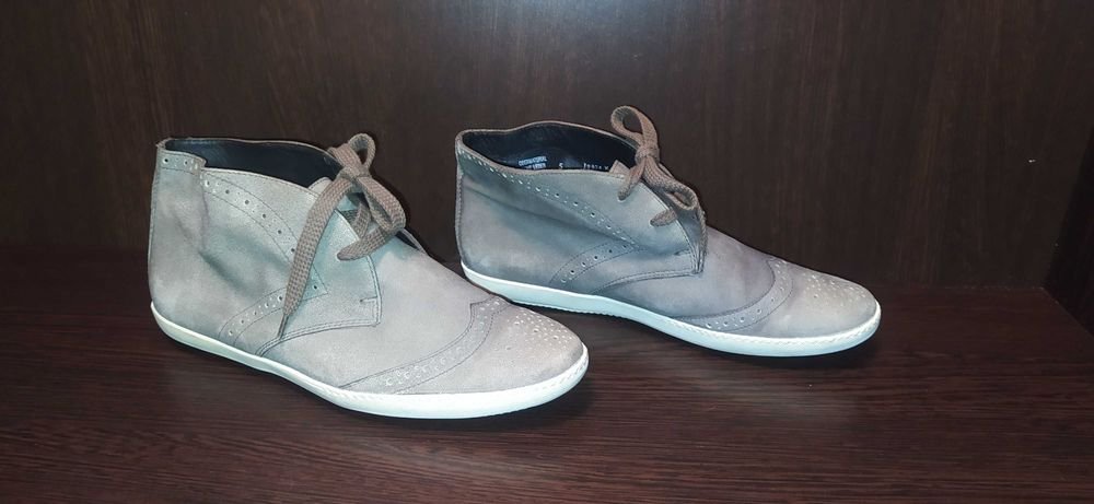 Женские Paul Green Ботинки Белые Замша 37.5