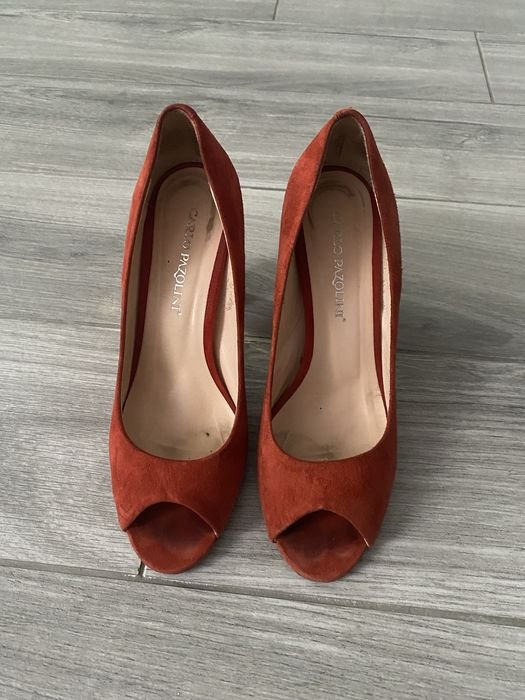 Женские Carlo Pazolini Туфли Красные Замша 37