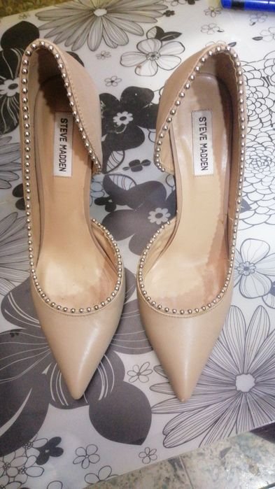 Женские Steve Madden Туфли Бежевый Кожа 41