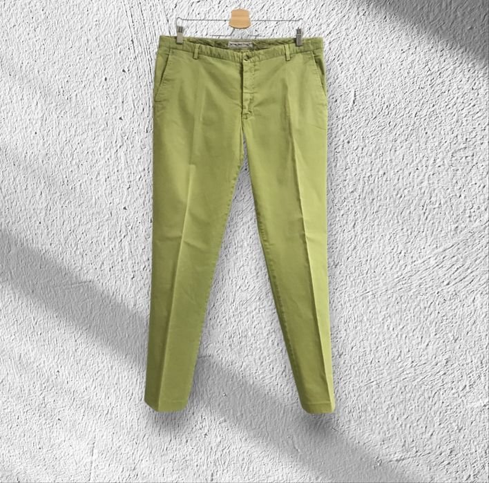 Мужские Etro Milano Брюки Бежевые Хлопок 40