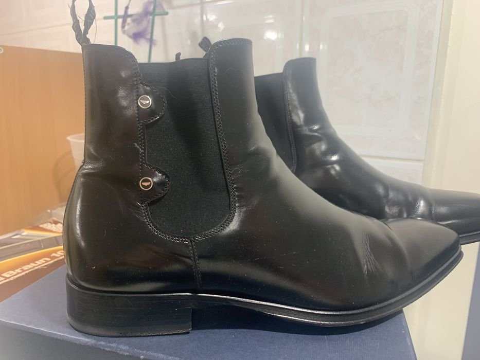 Uomo Alberto Guardiani Stivali Neri 42/1.2