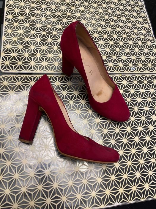 Женские Unisa Туфли Красные Замша 35.5