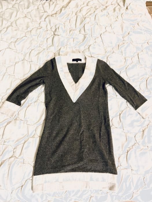 Женский Rag & Bone Джемпер Серый Кашемир S