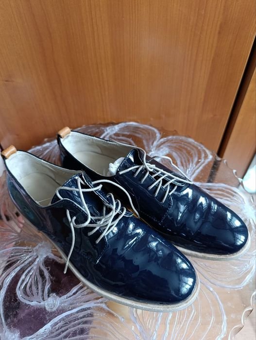 Женские AGL Туфли Чёрные Кожа 37