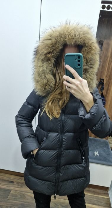 Женский 19.70 Seventy Пуховик Чёрный 36